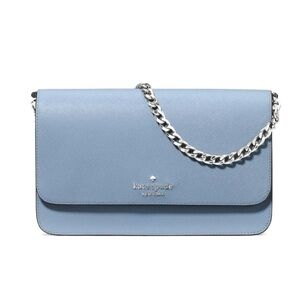 New Kate Spade Madison Medium Flap Convertible Crossbody Muted Blue